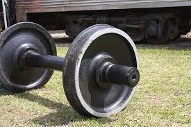 762mm Gauge Locomotive Driving Wheels , Steel Train Wheels For Mining Equipment ODM