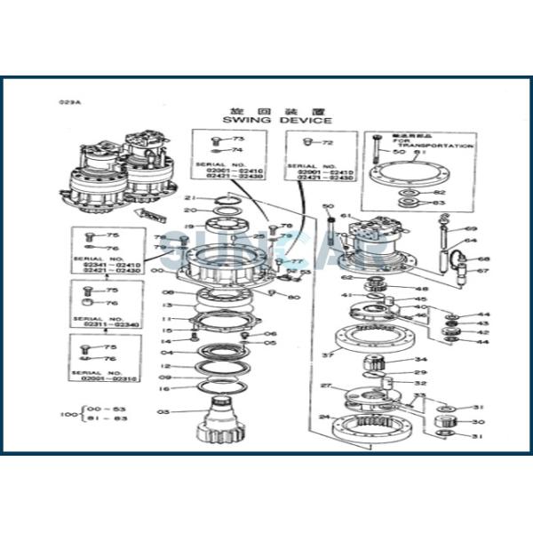 Уплотнение вала уплотнения масла 4267227 ХИТАЧИ для высокой эффективности прибора EX400 качания
