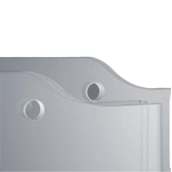 Acid Etched Glass for Bathroom Privacy Protection and Customized Logo Wall Decoration