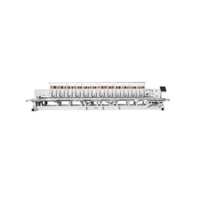 Mixed Ribbon Embroidery Machine 10 Heads Plus 10 Heads Flat Embroidery Machine