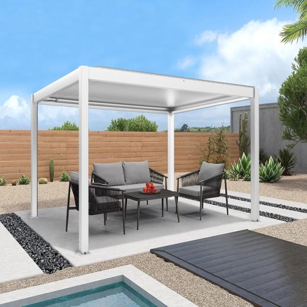 Adjustable Electric Pergola Perfect for Outdoor Garden Yard Terrace and Roof Event