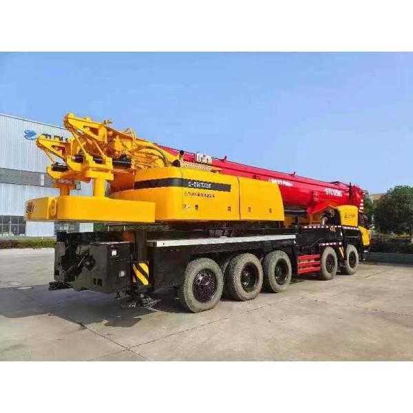 125T Número de eixo 4 Guindaste móvel equipamento de construção de guindastes telescópicos montados em caminhão
