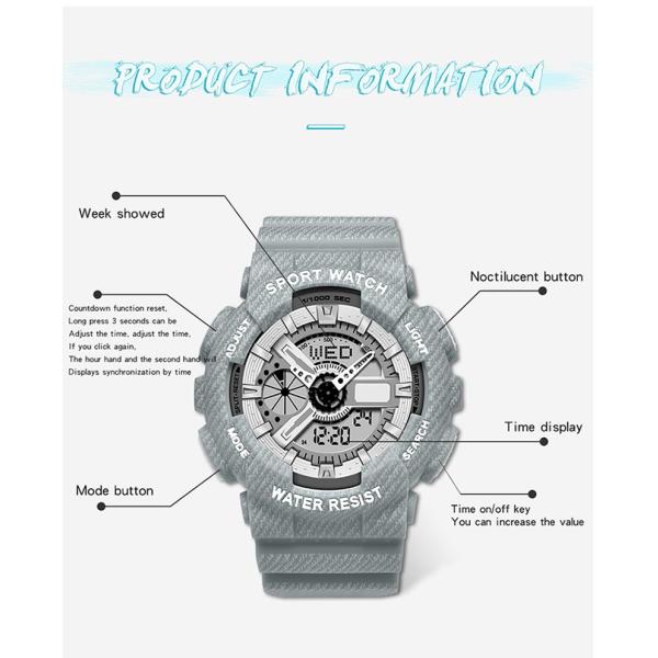 Speedmaster Sport Couple Quartz Watch Waterproof Resin Strap 25mm