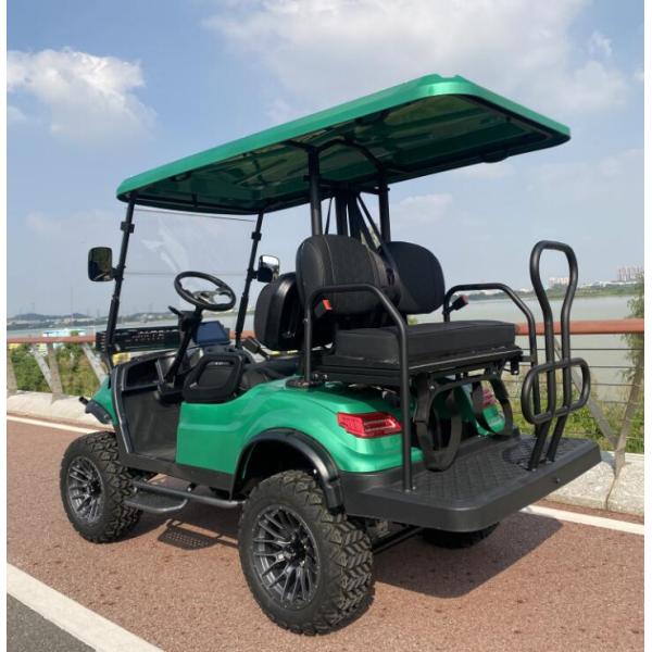 4-колесный дисковый тормоз 10-дюймовый TFT IP66 Carplay Display Golf Cart Цена на дороге Колесо поднятое электрическая тележка 4-местная Golf Ca