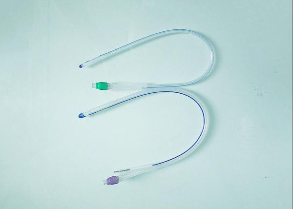 Compact Size 2 Way Foley Catheter Medical Silicone Material Space Saving