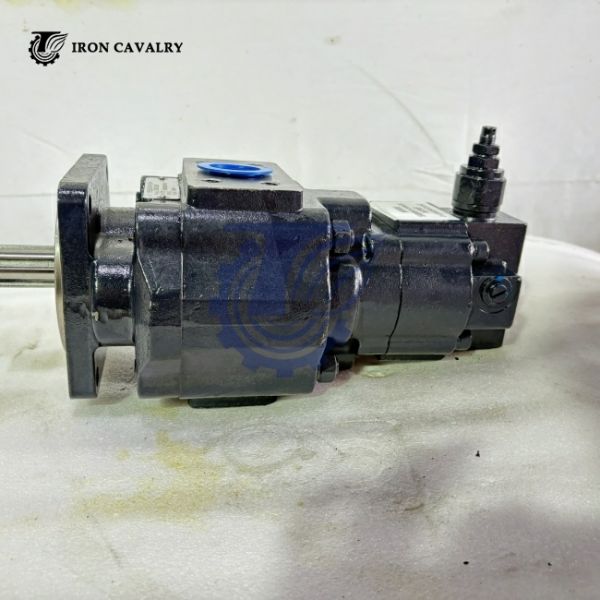 JHP20800010 SEM650 Loader Double Pump High Performance Durable Hydraulic Gear Pump Assembly Reliable for Heavy Duty Wheel Loader Hydraulic Power Outpu