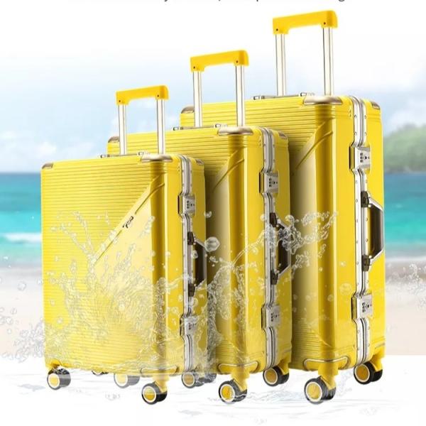 20'' Waterproof Travel Luggage Weight Scale Custom Travelling Hard Trolley Suitcase Handle PC Case