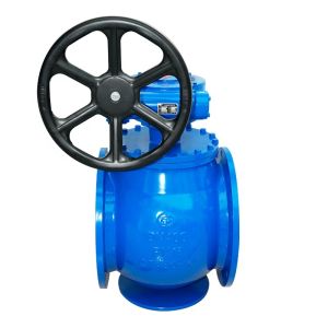 Half ball valve