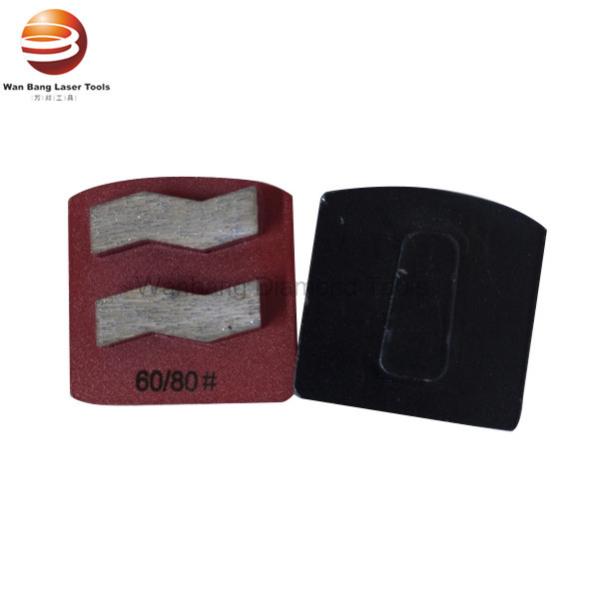 Hard Bond Two Segment Square Diamond Grinding Shoes