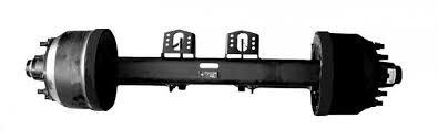 American Suspension Semi Trailer Axles tractor trailer axle ODM 42X22CM 370 KG