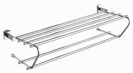 51448 towel shelf bathroom accessory brass chrome finish towel bar paper holder soap dish