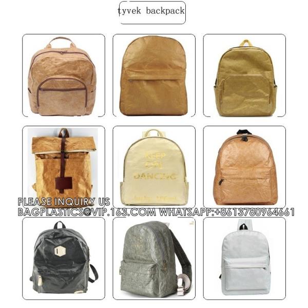 Wholesale Tyvek Waterproof Gym Bag Sports Soccer Drawstring Backpack Shopping bag, Promotional bag, Gift bag, Packing