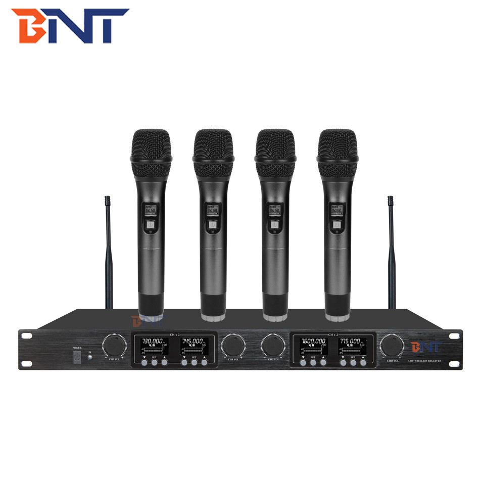UHF 4 направляет беспроводной микрофон конференции с 8 Handhelds/шлемофонами