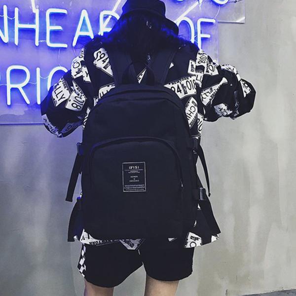 Backpacks men and women Korean version of the latest fashion backpack capacity college wind backpack travel bags