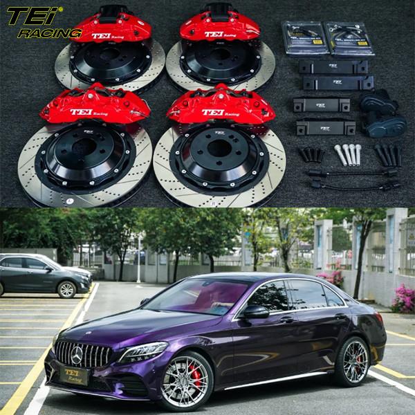 Frente 6 pistão e traseiro 4 pistão calibre BBK sistema de freio automático para Mercedes Benz C260L 19 polegadas aro