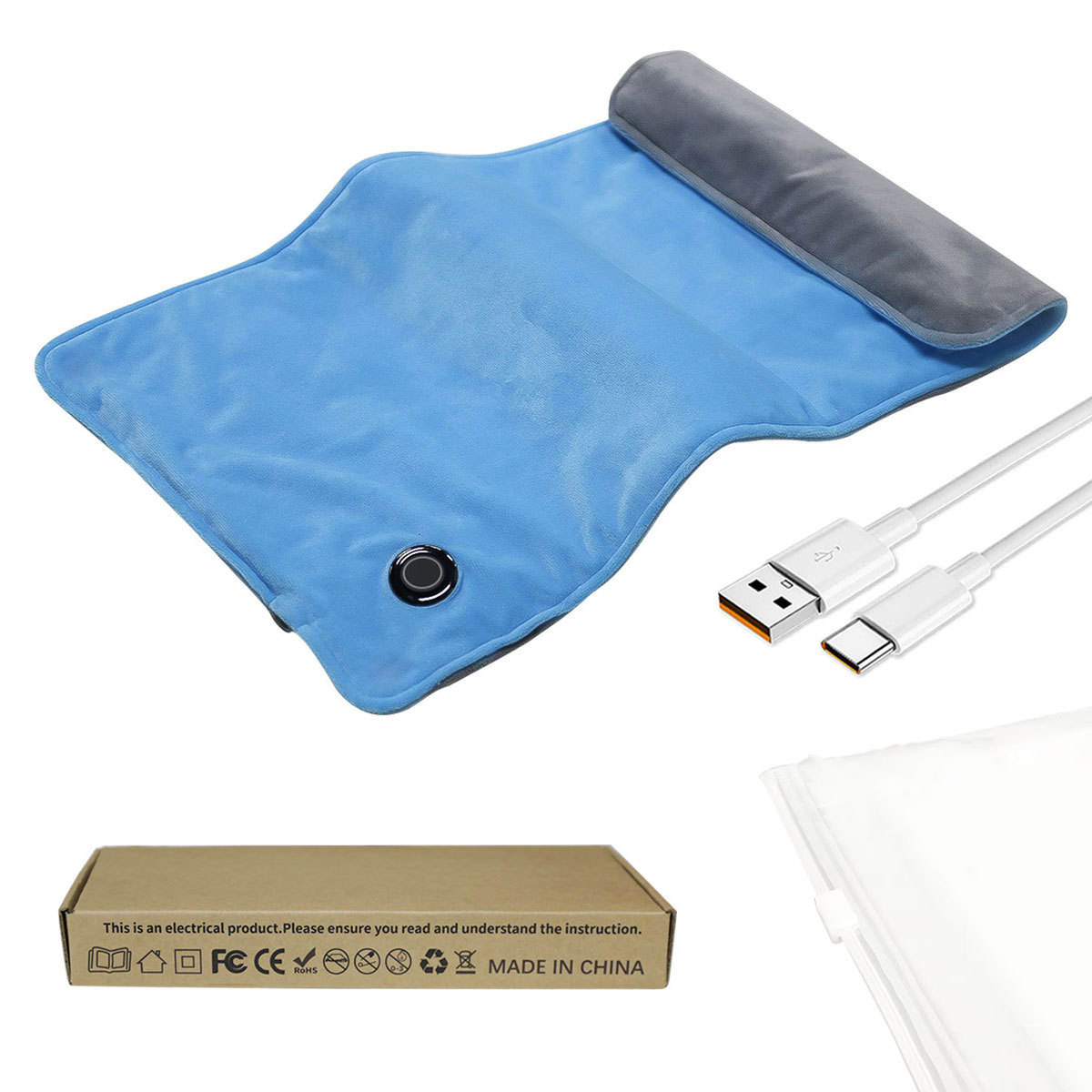 ETL Rehabilitation Electric New Arrivals Electric Heated Warming Pad with Temperature Control Designed Heating Pad