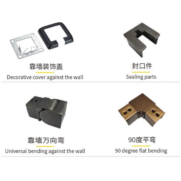 Stainless Steel Card Slot Handrail: Premium Matching Accessory for Glass Guardrail