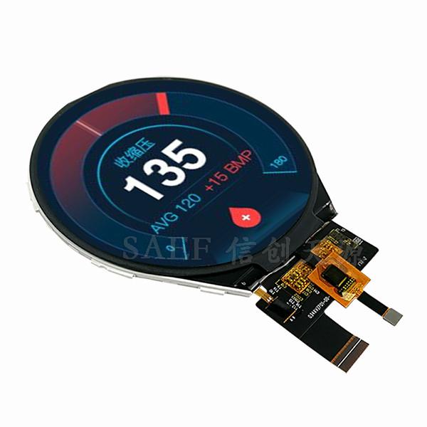 Módulo 3,4 da exposição de TFT LCD relação completa redonda do ângulo de visão MIPI da forma 800x800 IPS com o módulo da exposição do CTP TFT LCD