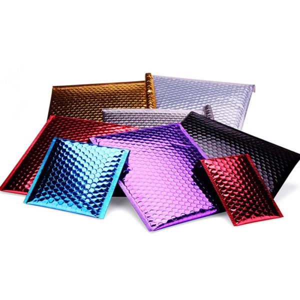 Eco Friendly Cushion Envelope 4x8 Bubble Mailers Custom Color
