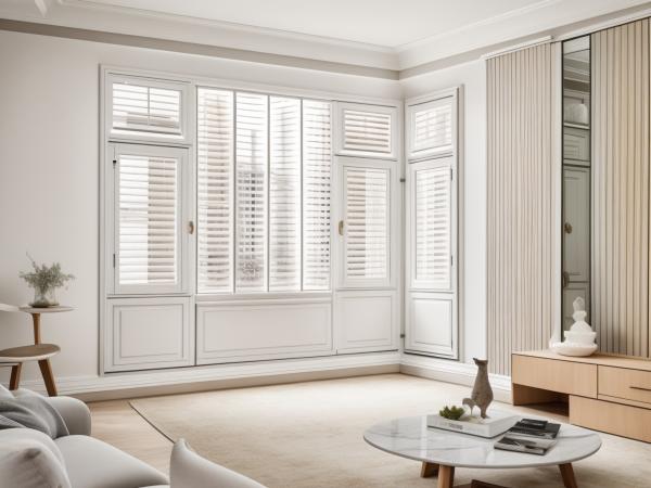 Modern Commercial Aluminum Casement Windows Dustproof Function