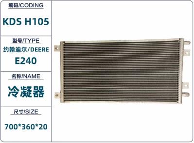 Air Conditioning Condenser / Cooling Network For Excavator