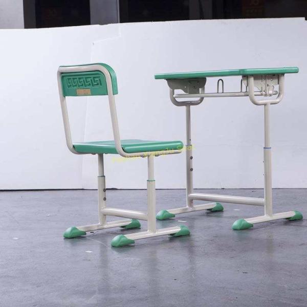 HDPE Environmental Iron Aluminum Student Desk Aand Chair Set With Drawer