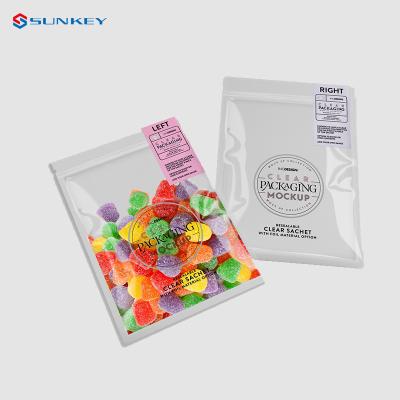 Mylar Ziplockk Smell Proof Packaging Bags Transparent Clear Plastic Packaging Bag