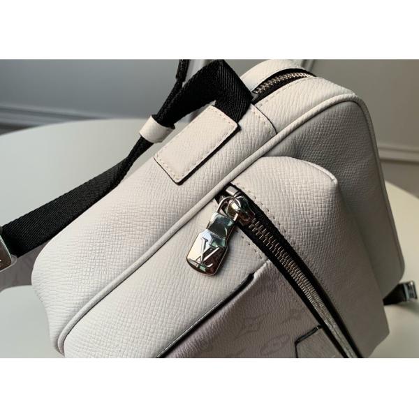 Black Square Taiga Leather Message Luxury Cross Body Bag Single Shoulder