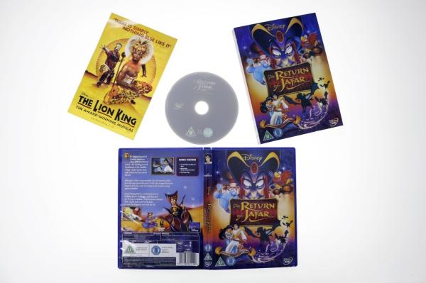 Aladdin 2：The Return Of Jafar carton dvd Movie disney movie for children uk region 2