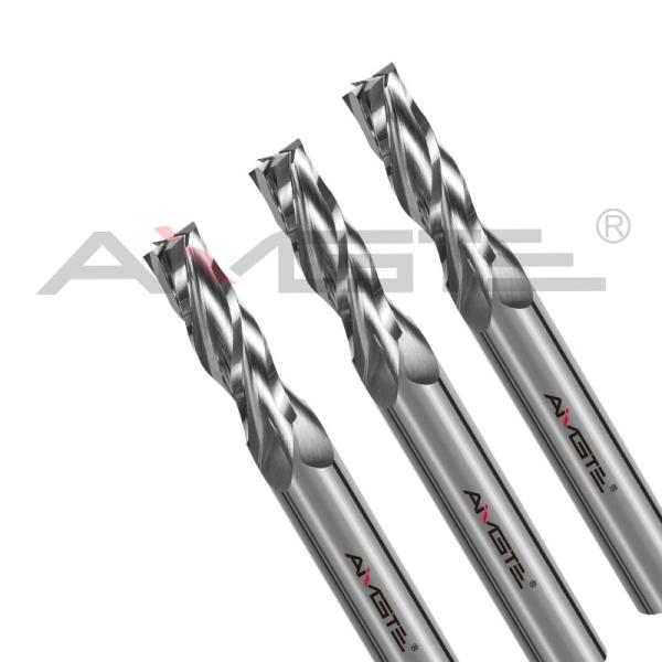 4 Flutes Carbide End Mill Polished Square Cutting End Mill Uncoated For Aluminium