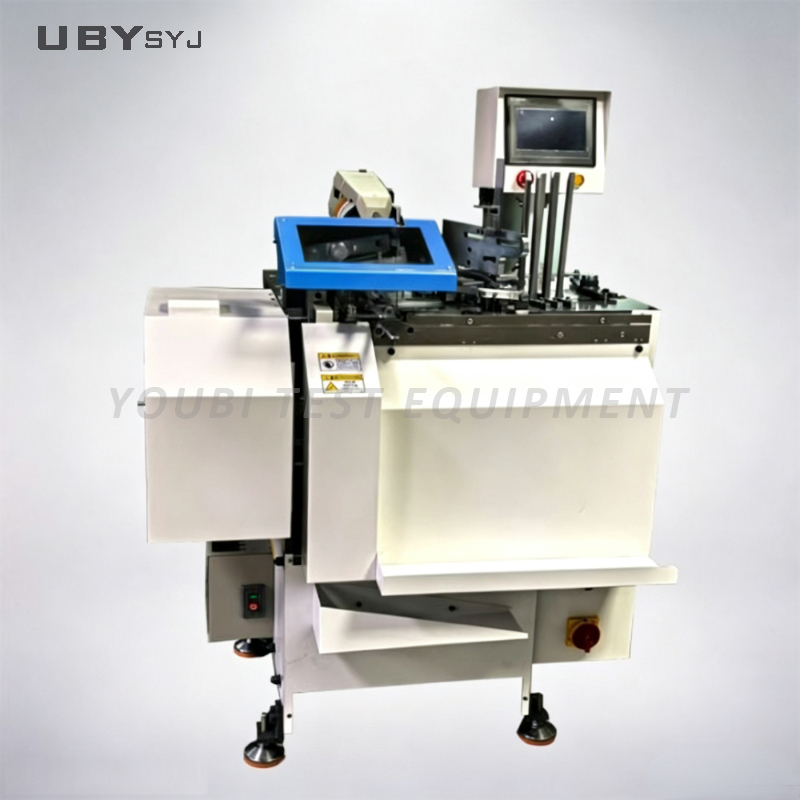 Fully Automatic Hang Tag Stringer Machine with 5000 pcs/h Capacity, Touch Screen HMI, and Multiple String Materials Compatibility
