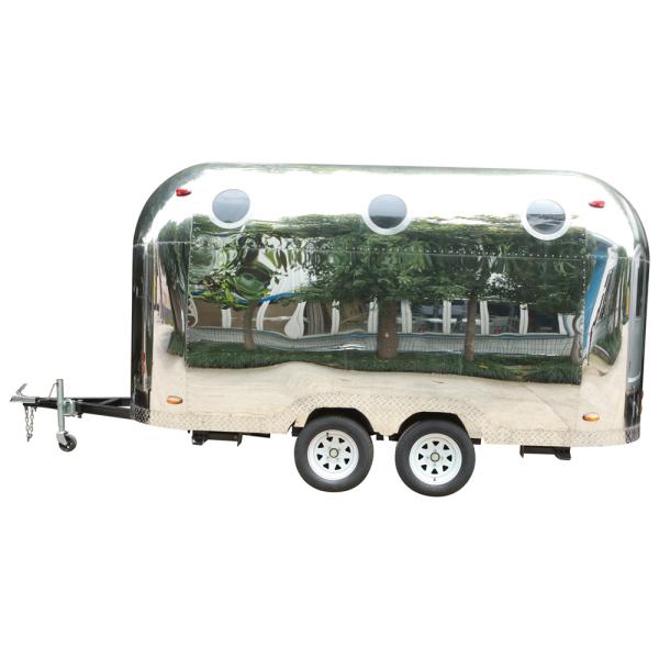 Fully Equipped Kitchen Chinese Food Mobile Cart Customized for Vending Snack Function