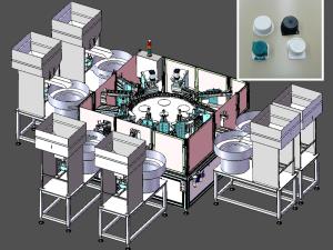 AC380V Heli Cap Assembly Machine OEM Auto Capping Machine CE Certificate