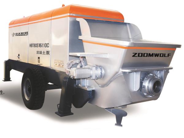 High Efficiency Electric Concrete Pump Twin Pump And Circuit Open System