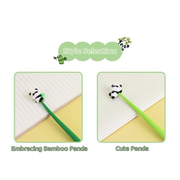 0.5mm Cute Panda Creative Gel Ink Pen Student Stationery Silicone Gel Pen