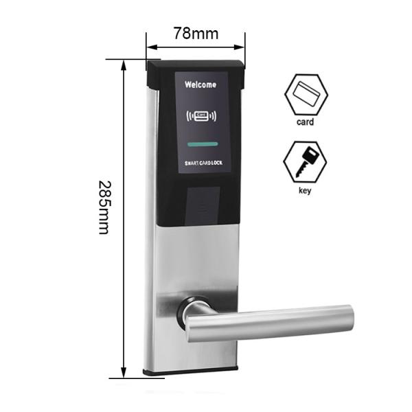 Замок ключевой карты замков 285mm гостиницы RFID электронный умный для гостиниц