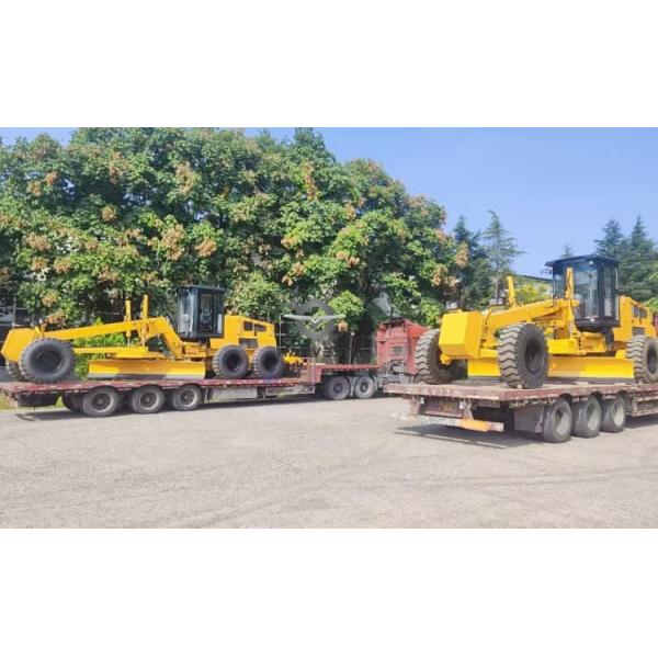 158KW Motor Grader PY220C Blade Length 3965mm With 5 Shanks Rear Ripper