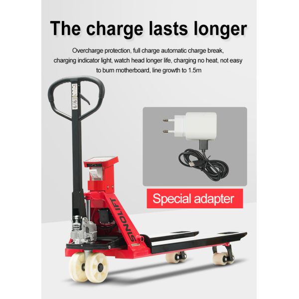 SINOLIFT BFW Series Capacity 2000~3000Kg Scale Hand Pallet Truck Scale Pallet Jack With Painting Weighing Scale