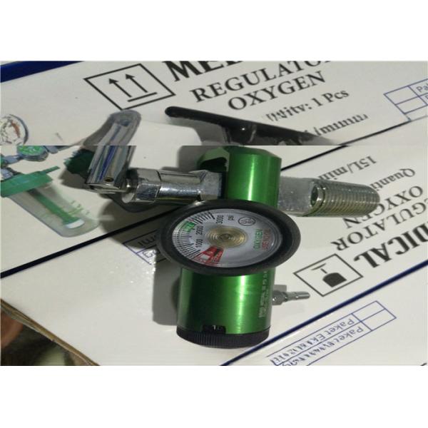 Mini Oxygen Regulator with Aluminum Material 0-8 Lpm CGA 540 Connector Brass Sleeve