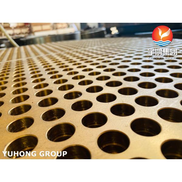 ASME SB171 C71500 Copper Nickel 70/30 Tubesheet For Petrochemical Industry