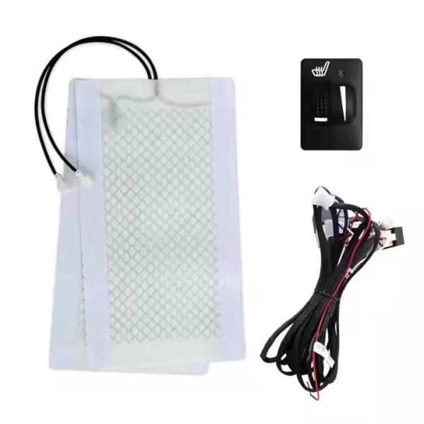 Carbon Fiber Electric Car Seat Heating Element System 12V Customized