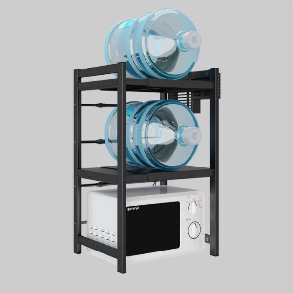 Aluminum Alloy Oven Storage Rack , Two Tier Kitchen Microwave Rack