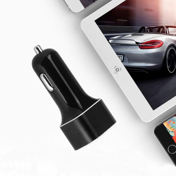 Mobile Phone Charger Adapter Aluminium Alloy PD18W QC3.0 Dual Ports Fast Power Transfer