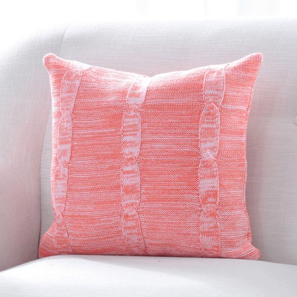Warm Knit Cushion And Pillow 18x18 Inches Decorative Throw Pillow Cover