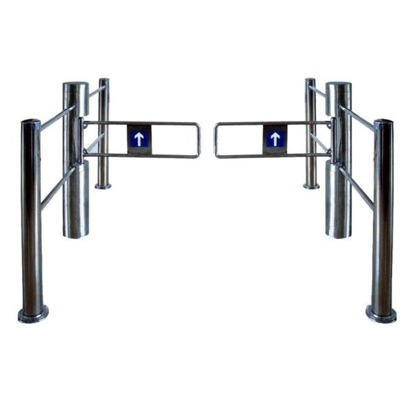 Exit Attendance Turnstile Swing Gate , Access Control Barriers Hoverport