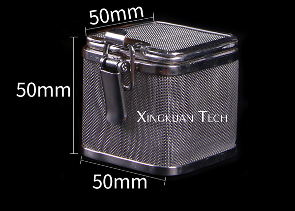 Корзина сетки стерилизации Electropolished нержавеющей стали с запирать крышку