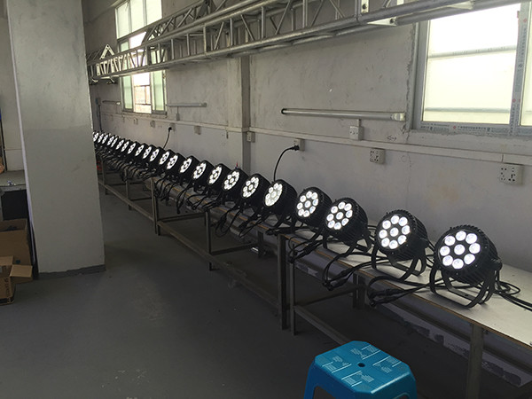 Rgbwa 6 In 1 Led Par Flood Lights / Dmx Par Led Lights For Advertisement