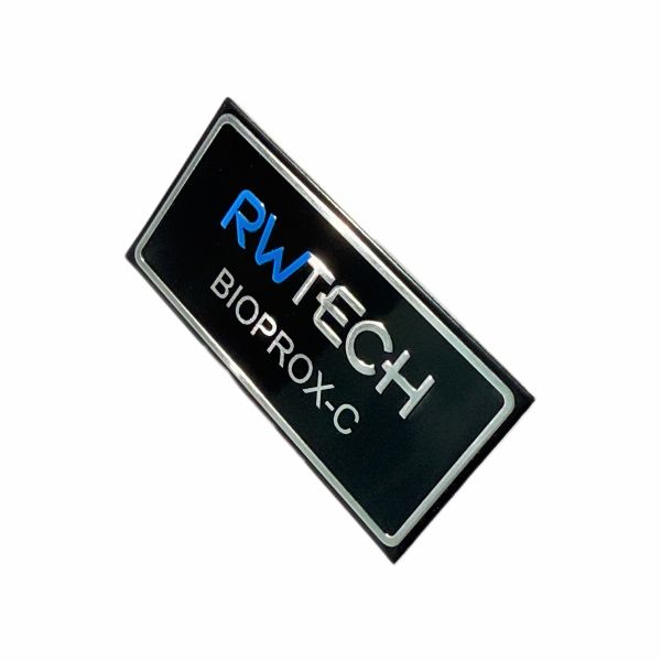 Customized Embossed Aluminum Nameplate With Three-dimensional Effect With Adhesive