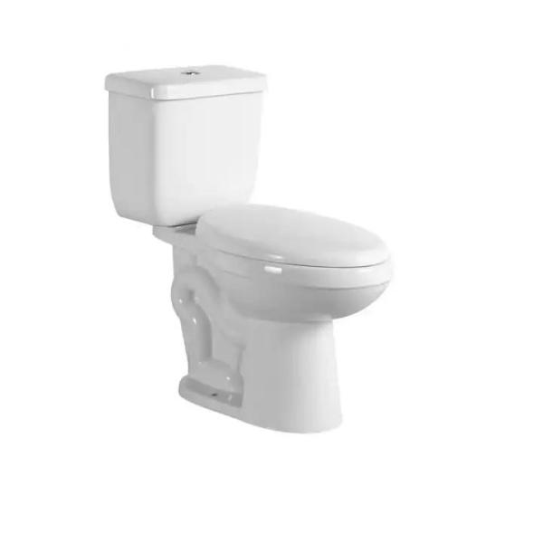 Floor Mounted Bathroom Sanitary Ware White 2 Piece Toilets Bowl
