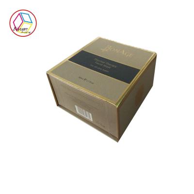 Caixa de armazenamento cosmética Logo Printing personalizado matéria prima da forma do cubo